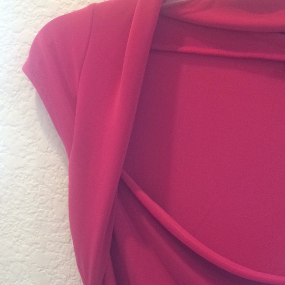 FINAL MARKDOWN Lovely American city wear draped front top large - Picture 3 of 6